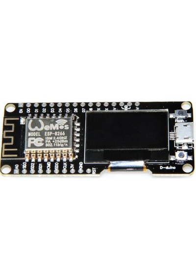 D-Duino Esp8266 0.96 Inch Oled Ekranlı Wifi Geliştirme Kartı