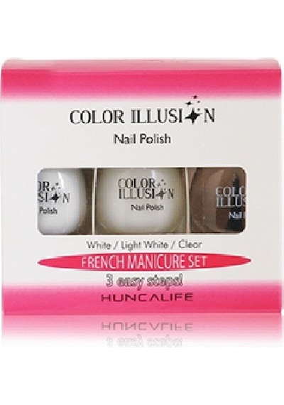 Huncalife Carmina Color İllusion Oje Tırnak French Seti