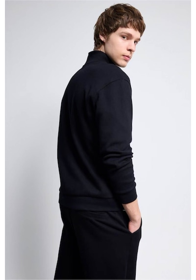 Defacto Dik Yaka Yarım Fermuarlı Sweatshirt F9323ax26spbk81 Siyah-bk81 Defacto Dik Yaka Yarım Fermuarlı Sweatshirt F9323ax26spbk81 Siyah-bk81