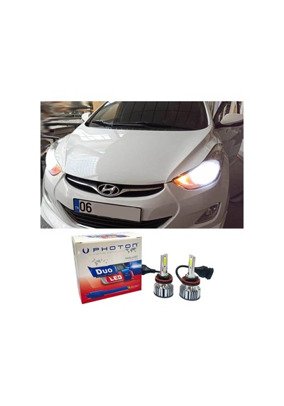 Hyundai Elantra Led Xenon Uzun Far Ampulü H7 Duo Yeni Seri Beyaz 2012+