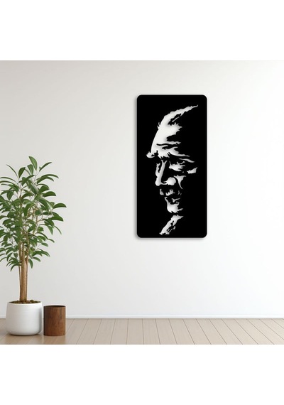 Atatürk'ün Portresi Metal Duvar Dekoru