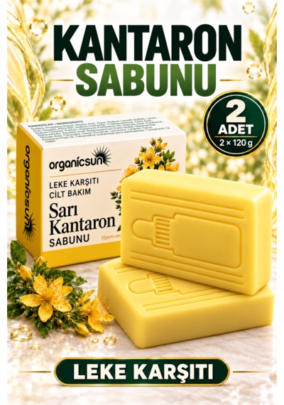 Organicsun Sarı Kantaron Sabunu 120 G X 2 Adet