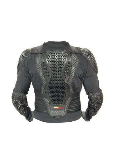 Forte Gt Body Armor Motosiklet Vücut Koruma Zırhı Full Koruma Siyah