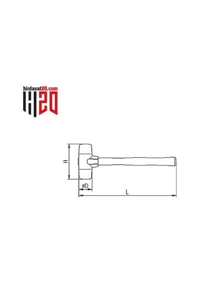 İzeltaş Plastik Çekiç 30Mm - 5850250030