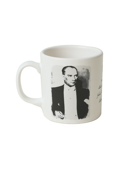 Keramika Atatürk Portre Silindir Kupa 1 Adet