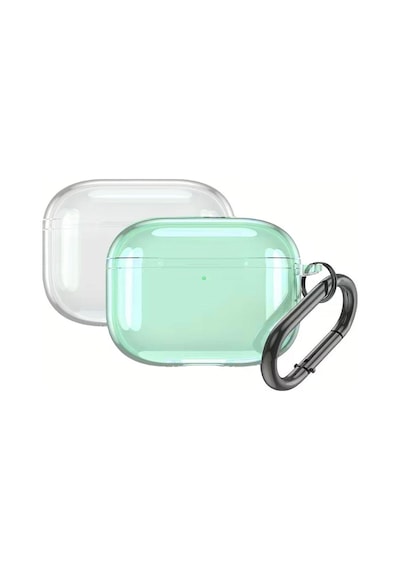 Airpods Pro 2. Nesil Uyumlu Transparan Koruma Kılıfı Gri