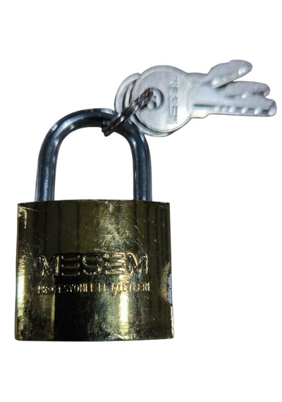 Meşem Asma Kilit Sarı Kısa 32 Mm