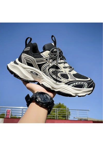 Erkek Kalın Tabanlı Sneaker Siyah