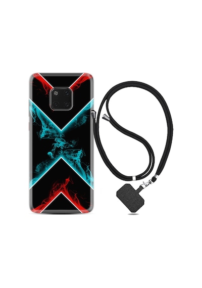 Huawei Mate 20 Pro Kılıf Boyun Askılı Smoke 1728