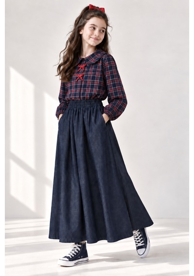Angel&co. Girls Clothing Kız Çocuk Müsln Etek-ince Viskon Gömlek Takım Çok Renkli Çok Renkli Angel&co. Girls Clothing Kız Çocuk Müsln Etek-ince Viskon Gömlek Takım Çok Renkli Çok Renkli