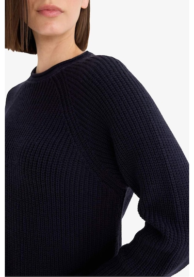 Defacto Coool Regular Fit Bisiklet Yaka Triko Kazak L2567az25wnnv215 Lacivert