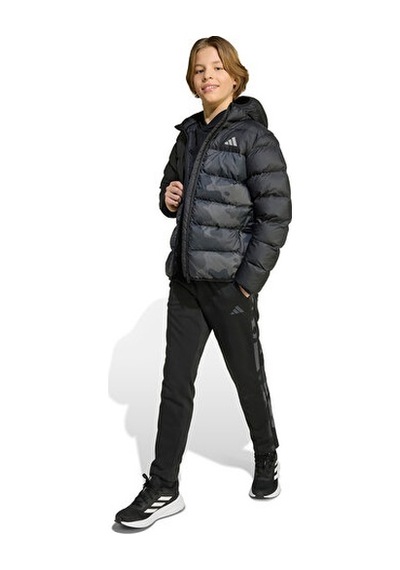 Adidas J Sd Aop Jkt Çocuk Günlük Mont Jl7399 Siyah Siyah