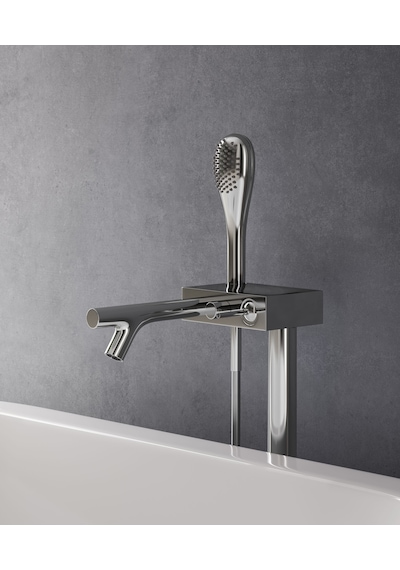 VitrA Istanbul Joystick Yerden Küvet Bataryası Krom A41819 Krom
