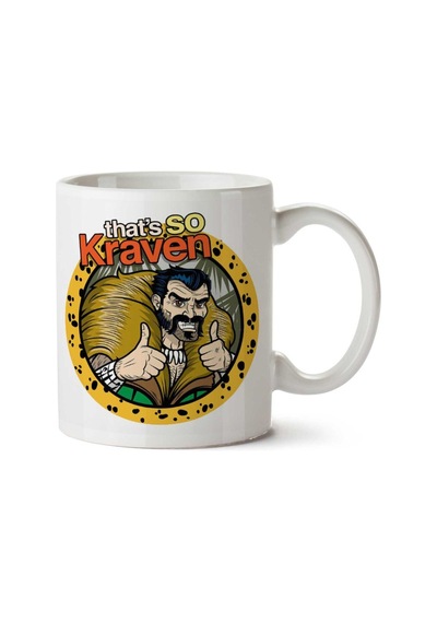 Thats So Kraven The Hunter Sergei Kravinoff İki Tarafı Baskılı Kupa Bardak Çok Renkli