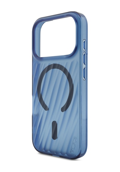 Apple Uyumlu iPhone 17 Pro  Kılıf Tumı Lisanslı M-safe Şarj Özellikli Transparan Kapak Mavi Mavi