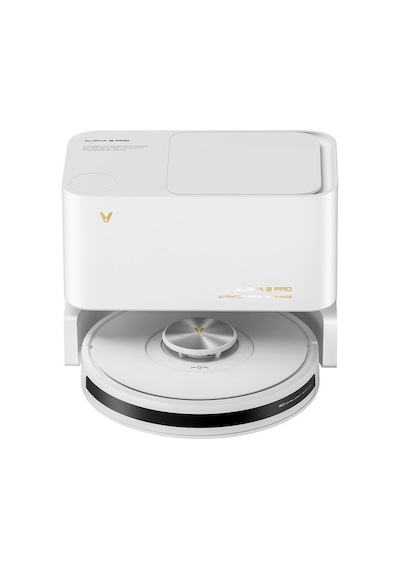 Viomi Alpha 2 Pro Toz Boşaltma Üniteli Niteli Akıllı Robot Süpürge Beyaz