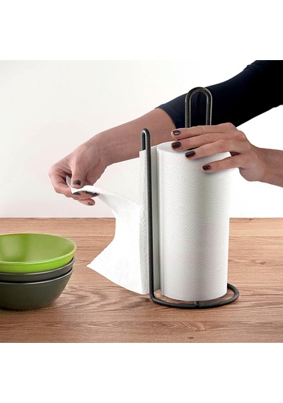 Metaltex Dikey Pvc Siyah Kağıt Havluluk 4'li Avantaj Paketi Mıchu Diğer
