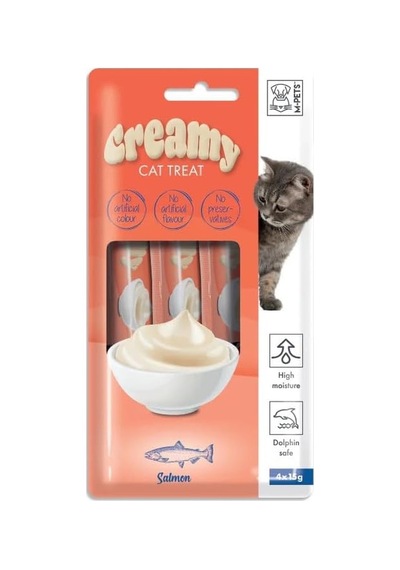 Creamy Somon Balıklı Kedi Ödülü 4x15gr