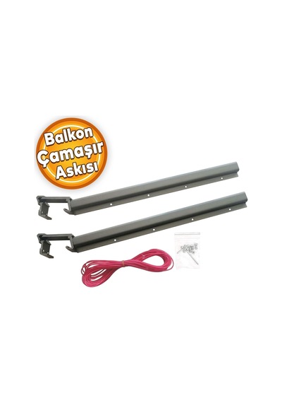 Küpeşte Alümi Nyum Balkon Çamaşırlık Kurutmalık 60 25 Bronz Diğer