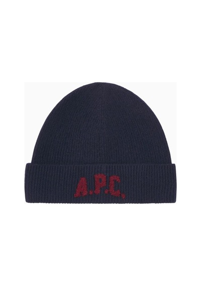 A.p.c Axel Beanie Unisex Yumuşak Ve Sıcak %100 Yün Bere Koyu Lacivert