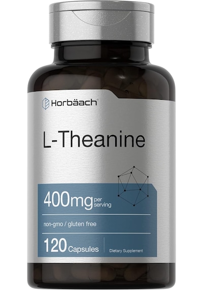 Horbaach L-theanine 400mg Per Serving 120 Capsules Aromasız
