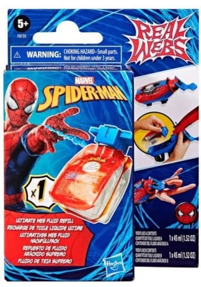 Spiderman Ağ Ve Su Fırlatıcı Yedek Paket