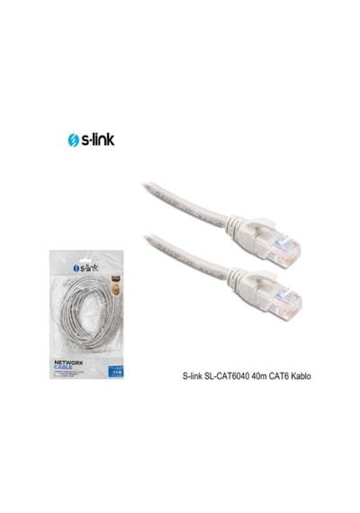 S-Link Sl-Cat6040 40M Cat6 Kablo