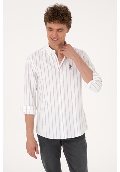 U.s. Polo Assn. Erkek Dokuma Gömlek 2105165 Vizon U.s. Polo Assn. Erkek Dokuma Gömlek 2105165 Vizon