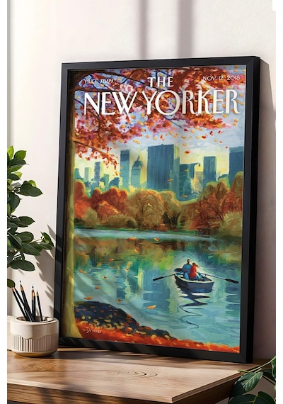 The New Yorker Çerçeveli Tablo November 12 2018