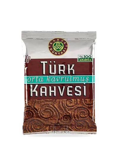 Kahve Dünyası Orta Kavrulmuş Türk Kahvesi 100 G 4'lü Paket