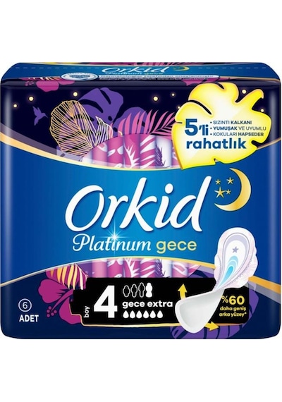 Orkid Platinum Gece Boy 4 6'lı