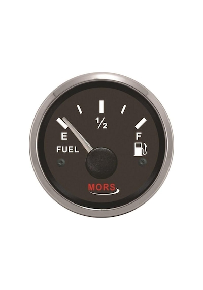 Yakıt Göstergesi Siyah 12-24v Çap:55mm