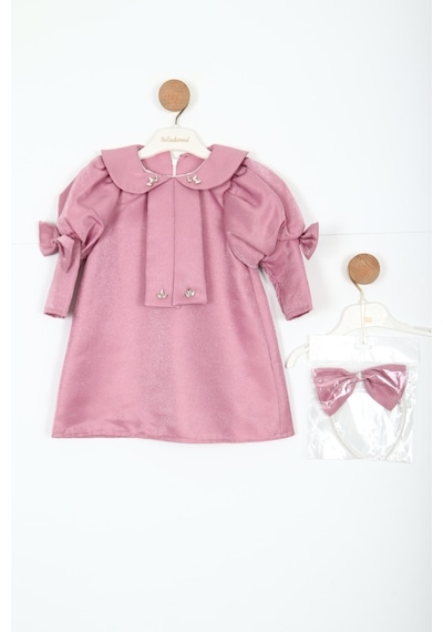 Xo Kids Kız Çocuk Elbise 1-6 Yaş 2915 Pembe