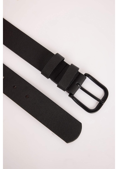 DeFacto Erkek Oval Toka Suni Deri Jean Kemeri R4820AZNSBK27
