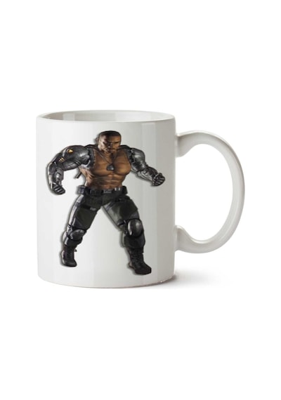 Cyborg-png İki Tarafı Baskılı Kupa Bardak Çok Renkli