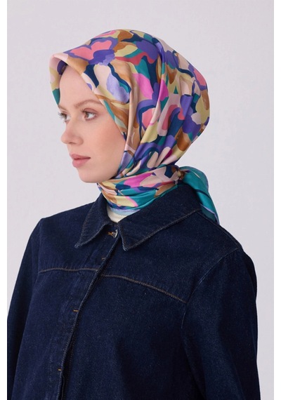 BELLİ Belli Twill İpek Eşarp 26ya4312d01 36 Çok Renkli