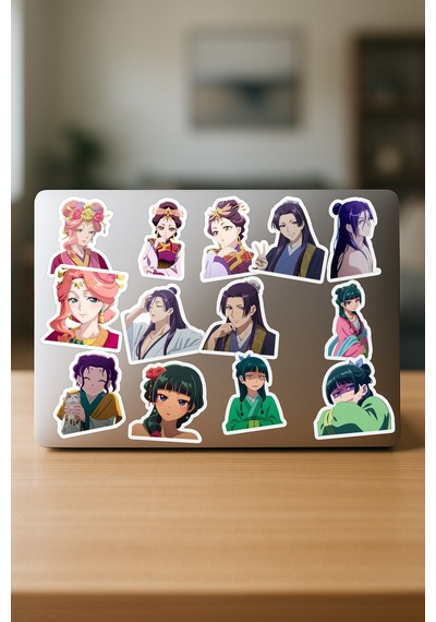 Kusuriya No Hitorigoto The Apothecary Diaries Anime Yapışkanlı Folyo Sticker Paketi 25 Adet Çok Renkli