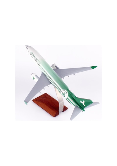 Thy002 1/100 Ölçek, Thy Giresun Spor Logolu B737-800 Yolcu Uçağı, Sergilemeye Hazır Ahşap Standlı Model-56256