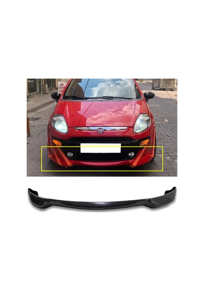 Fiat Punto Evo Ön Ek Plastik Siyah Karlık-ön-ek-bodykit 2009 2010 2011 2012