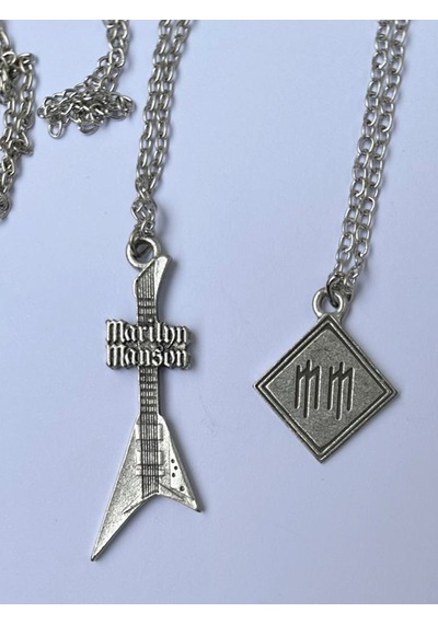 Paytak Moda Marilyn Manson Bff 2li Rock Metal Grup Zincir Kolye Pytkznkly0153