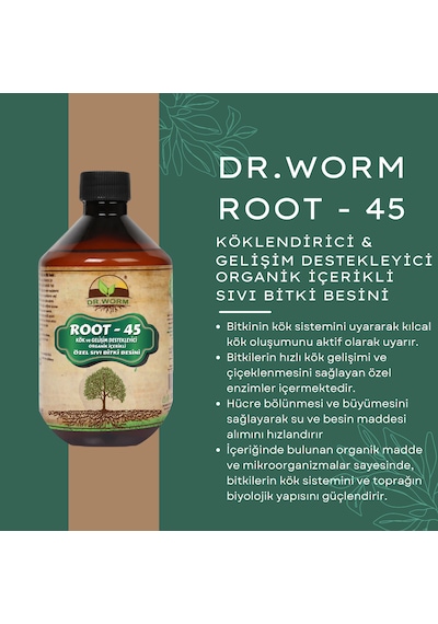 Root-45 Köklendirici & Gelişim Destekleyici Sıvı Bitki Besini