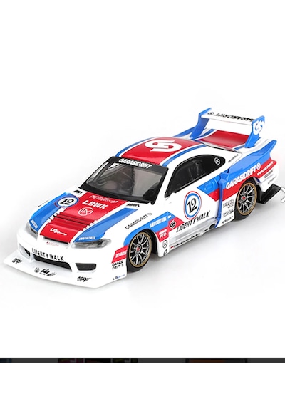 Mini Gt 1/64 Nissan Lb-super Silhouette S15 Sılvıa Garsıdeıft X Lbwk 2025 - Blister Paket - 1022 Beyaz
