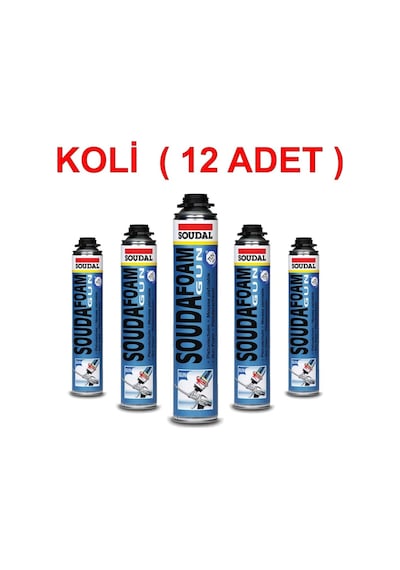 Soudal Soudafoam Gun Tabancalı Poliüretan Köpük 750Ml - Sarı - Ko Sarı