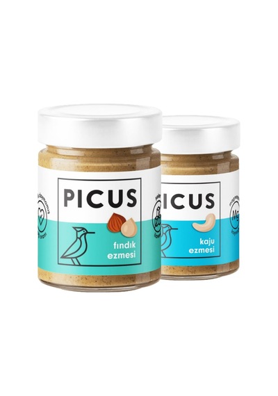 Picus Fındık Ezmesi 195 G +  Kaju Ezmesi 195 G