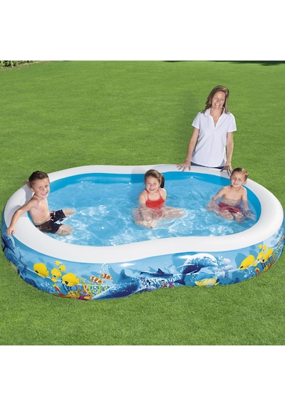 Aile Havuzu Oval 262 x 157 x 46 CM 54118 Çok Renkli