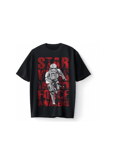 Bumeta Yıldız Savaşları Clone Wars Darth Vader Oversize Unisex Tişört T-shirt Siyah