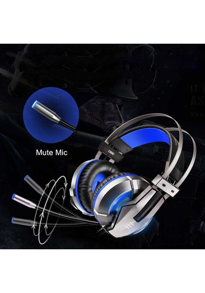 Eksa E800 Gaming Kulaklık Oyuncu Kulaklığı Led Işıklı 3.5 mm & Çıkarılabilir Mikrofon ZORE-257910