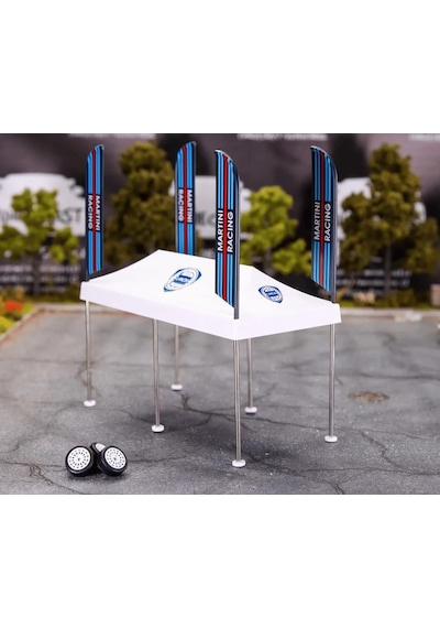 Mini Gt Ac16 Paddock Service Tent Set-martini Racing Model Araba