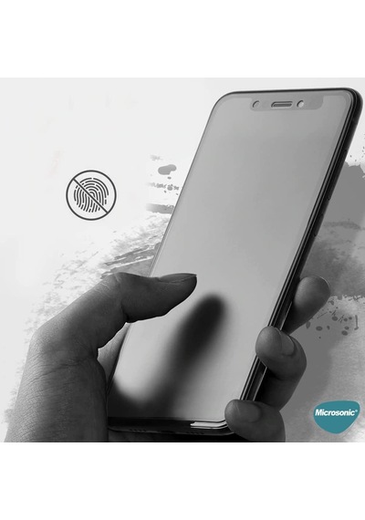 Ekran Koruyucu Apple İphone 15 Plus İçin Seramik Matte Flexible Ekran Koruyucu Siyah İphone 15 Plus İle Uyumlu Ekran Koruyucu - Siyah