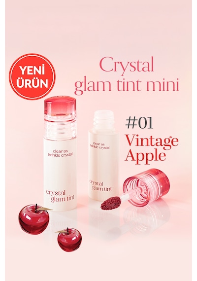 Clio Crystal Glam Tint Mini 01 Vintage Apple